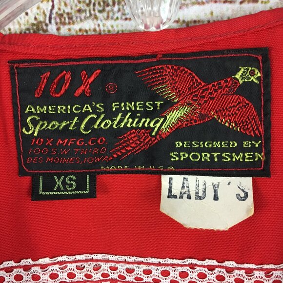 VTG Shooting Vest America's Finest Sport Clothing Red Girls - Picture 5 of 9